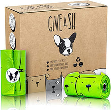 Load image into Gallery viewer, Certified Home Compostable Dog Poop Bags, 10% to Charity, Vegetable Based Dog Poop Bag, Earth Friendly dog waste bags, Leakproof And Zero Odor