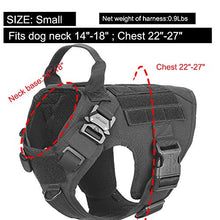 Load image into Gallery viewer, Tactical Dog Harness with Metal Buckle
